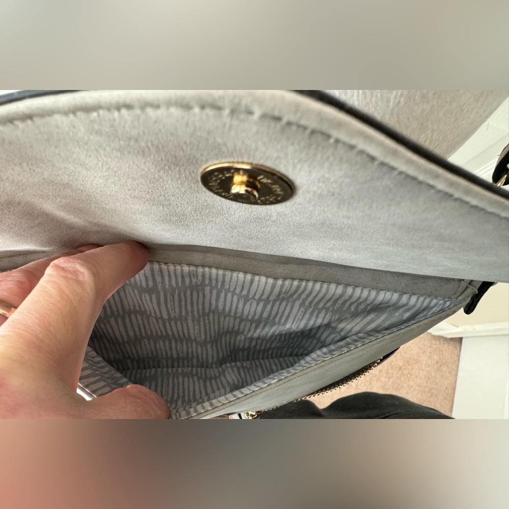 Grey multi pocket crossbody bag - NWT - Picture 8 of 15